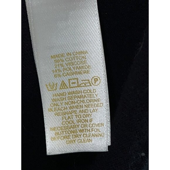 KATE SPADE NY Womens Black Cashmere Blend Knit Button Up Cardigan Sweater - Picture 8 of 11